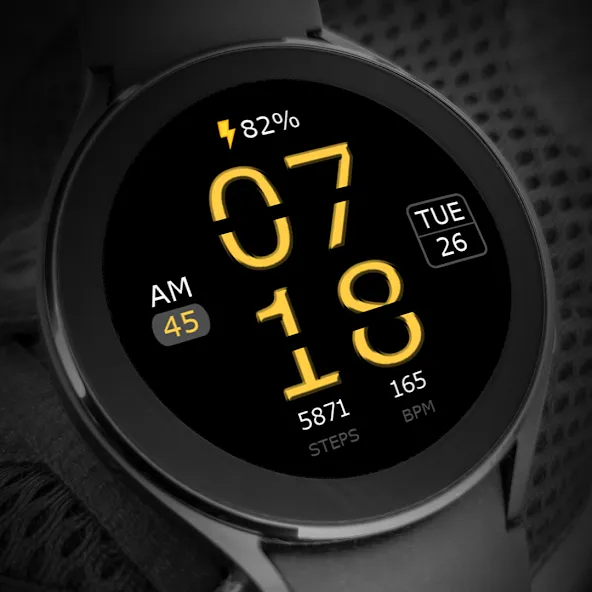 Key WF12 Digital Watch Face screenshot 7