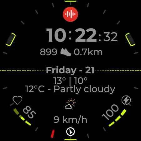 Watch Face CUE167 screenshot 10