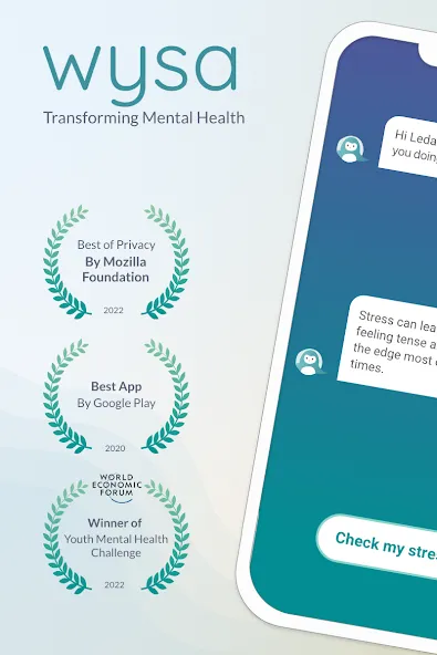 Wysa: Mental Wellbeing AI screenshot 2