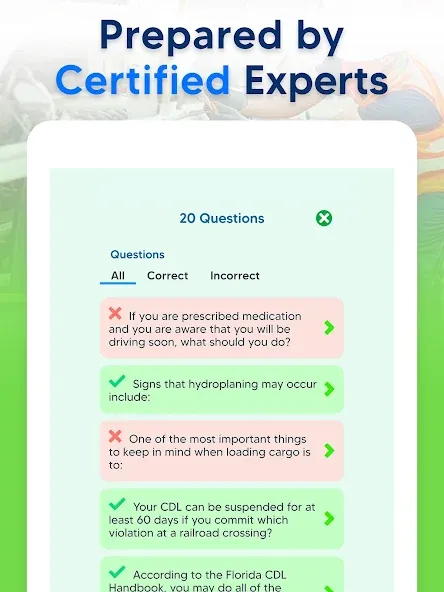 CDL Prep Practice Test 2026 screenshot 14