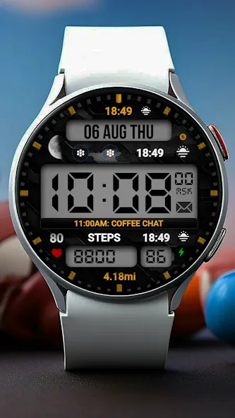 WIN Tactical LCD Digital Face screenshot 5