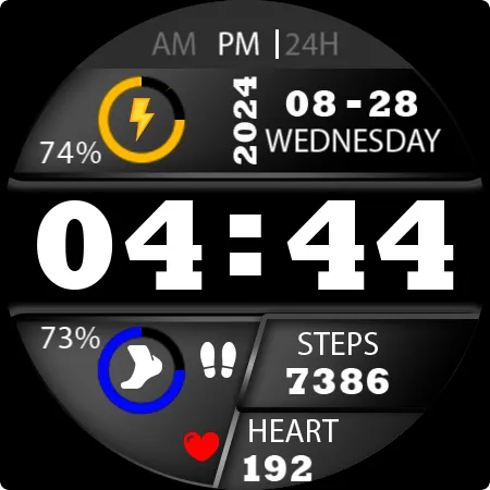 Key023 Digital Watch Face screenshot 27