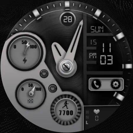 W-Design WOS053 - Watch Face screenshot 4