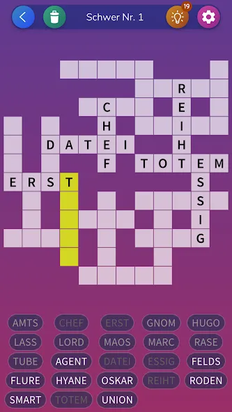 Kreuzgitter Worträtsel screenshot 3