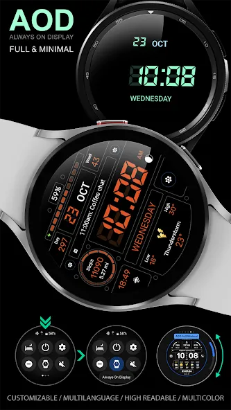 WFP 129 Military watch face screenshot 5