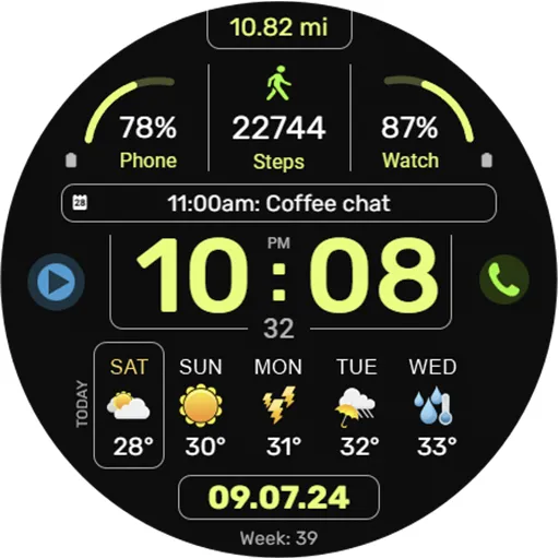 WFP 341 Informer watch face screenshot 38