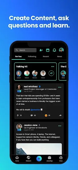 Entre: Professional Network screenshot 1