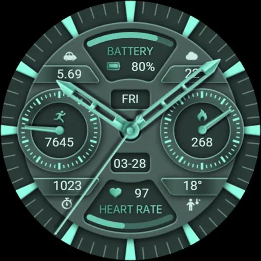 Emerald Gemstone ZKin Watch screenshot 6
