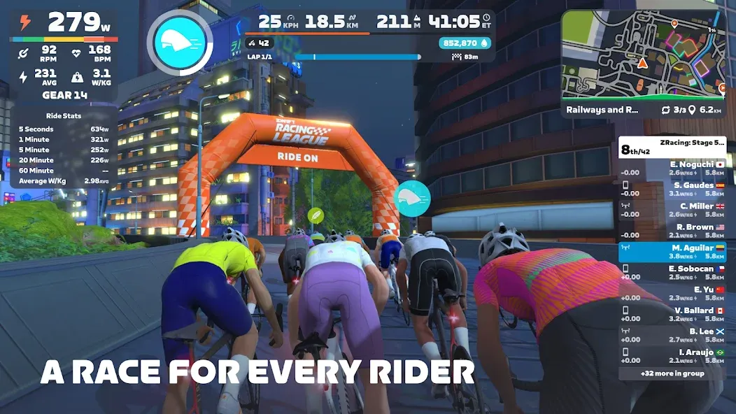 Zwift: Indoor Cycling Fitness screenshot 2