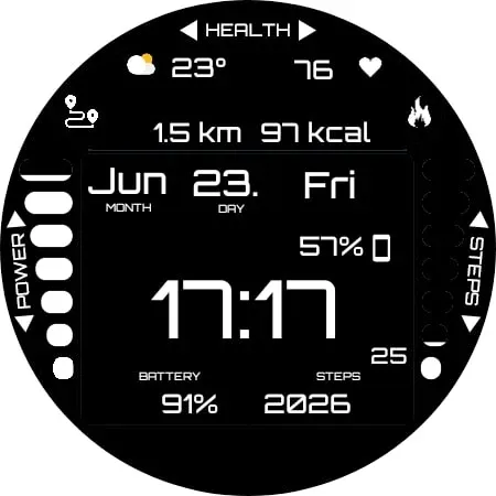 GRBL BLK Watch Face screenshot 15