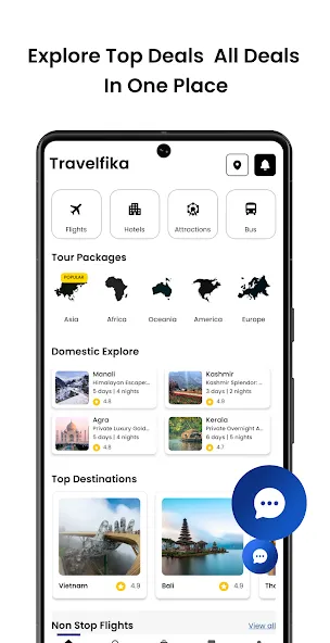 Travelfika: Hotels & Flights screenshot 1