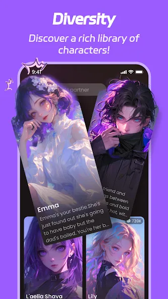 Mimo: Connect with Characters screenshot 1