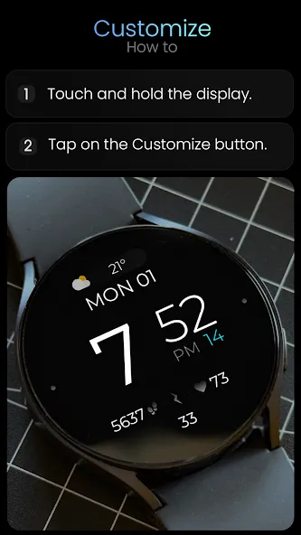 Battery Digital Watch Face screenshot 8
