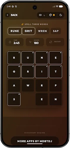 Sliding Words Escape Offline screenshot 5