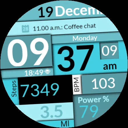 CC Clean 06 Watch Face screenshot 15