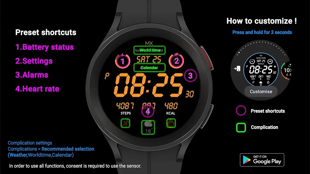 MIMIX Activy Zero Watchface screenshot 21