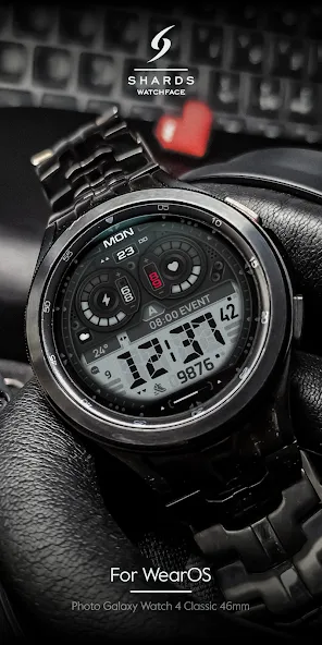 SH054 Watch Face, WearOS watch screenshot 5
