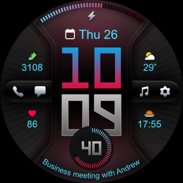 PRADO 78 Digital Watch Face screenshot 15