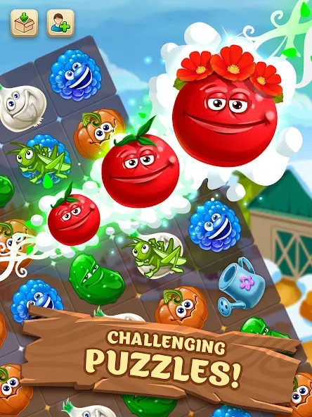 Funny Farm match 3 game screenshot 16