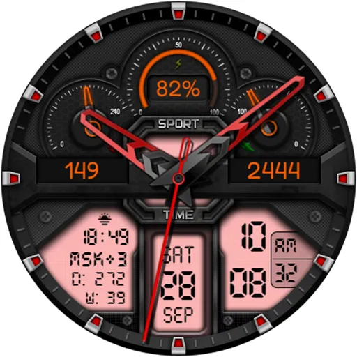 Hybrid NIKANA WS39 Watch face screenshot 17