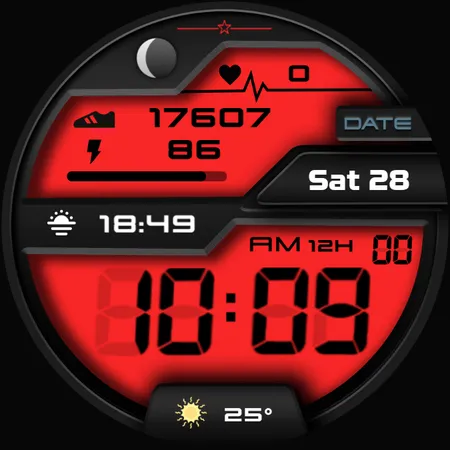 Colorful Digital Watch Face screenshot 34