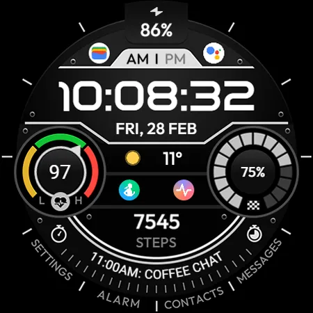 TVV Workout 3 Watch Face screenshot 13