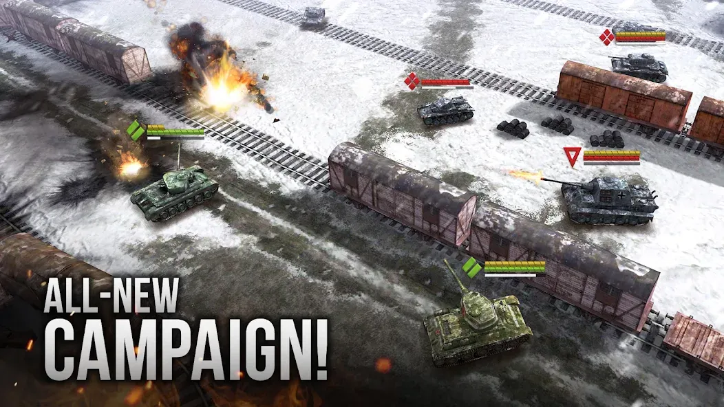 Armor Age: WW2 tank strategy screenshot 1
