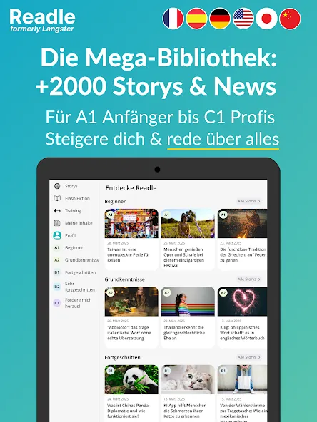 Readle (ex—Langster) Sprachen screenshot 10