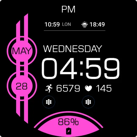 Key WF82 Digital Watch Face screenshot 32