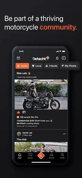 Detecht - Motorcycle App & GPS screenshot 8