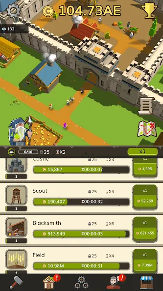 Medieval: Idle Tycoon Game screenshot 2
