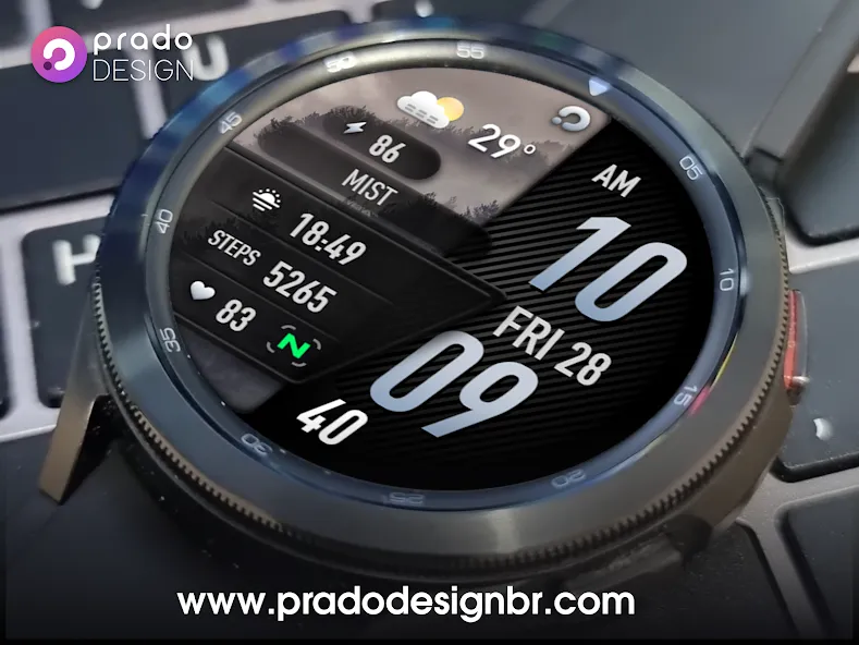 PRADO 23 Weather Watch Face screenshot 7