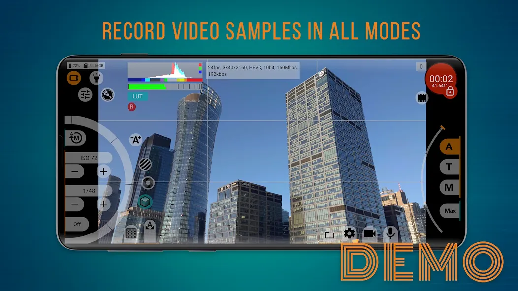 mcpro24fps demo - video camera screenshot 1