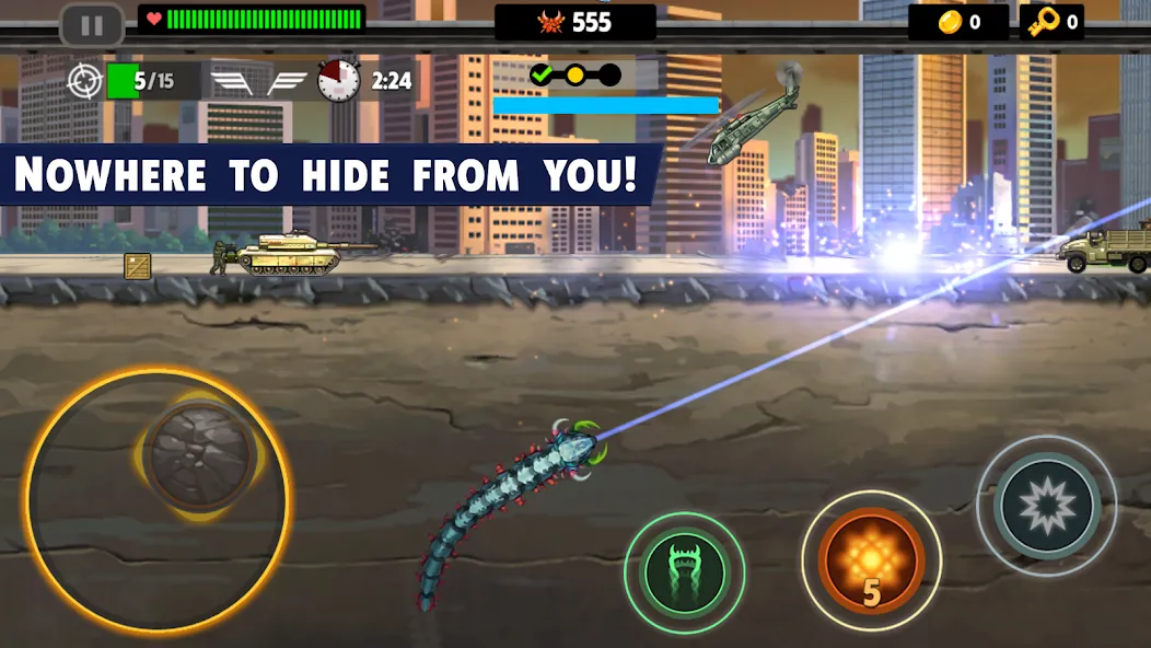 Death Worm™ - メガ怪獣 screenshot 8