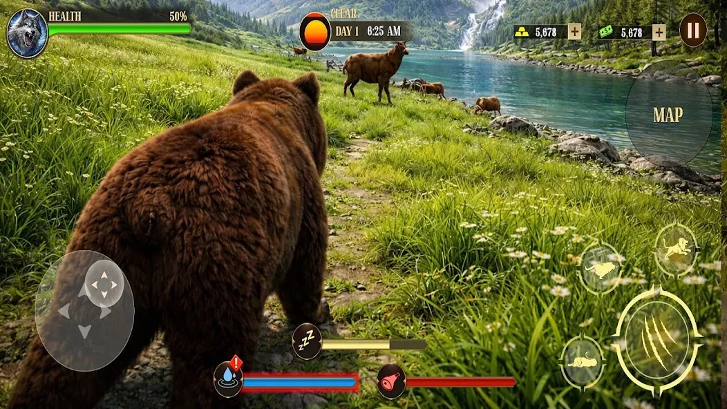 Wild Animal Survival Sim 3D screenshot 5