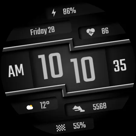 DADAM49: Minimal Watch Face screenshot 17