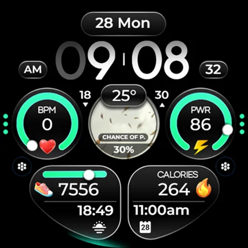 Weather Watch Face - OMG 371 screenshot 28