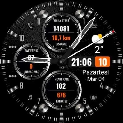 S200 Hybrid Watchface screenshot 5