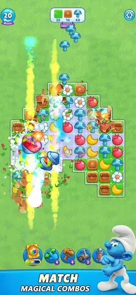 Smurfs Magic Match screenshot 8