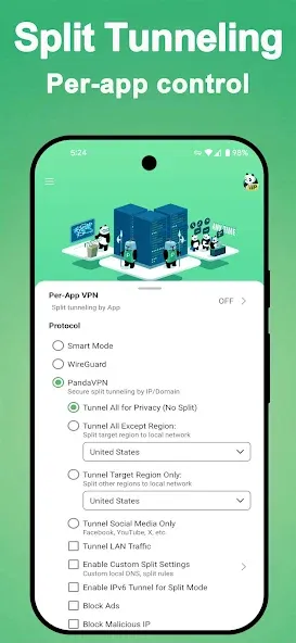 PandaVPN: Fast & Private VPN screenshot 7