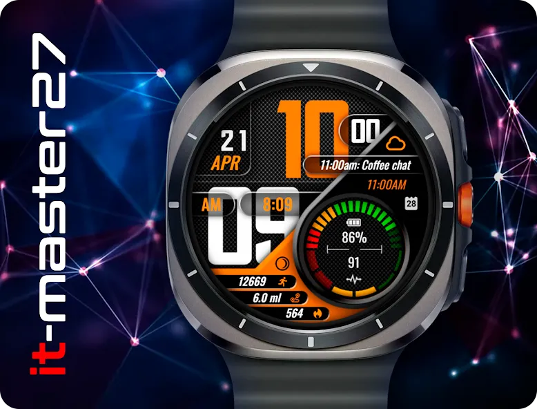 it-M013: Digital Watch Face screenshot 3