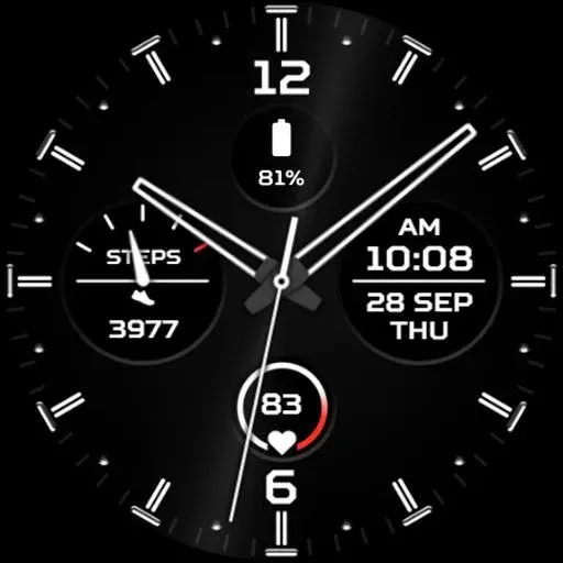 Rythenight - watch face screenshot 24