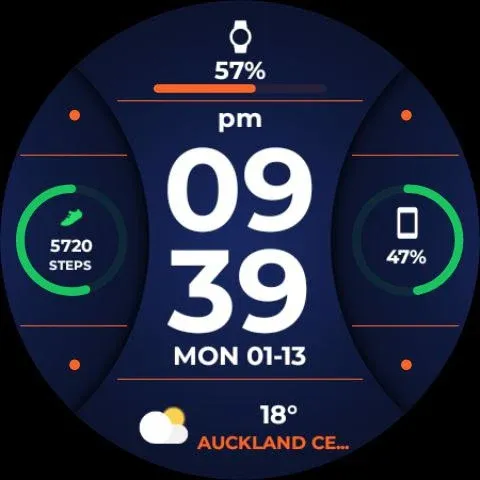 Night 81 - watch face screenshot 21