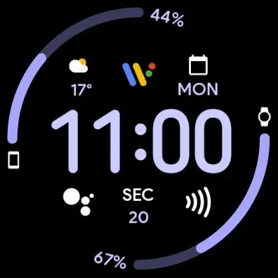 JHW Digital Info v2: Wear OS screenshot 11