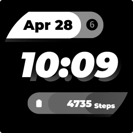 Simple Shadow Watch Face screenshot 7