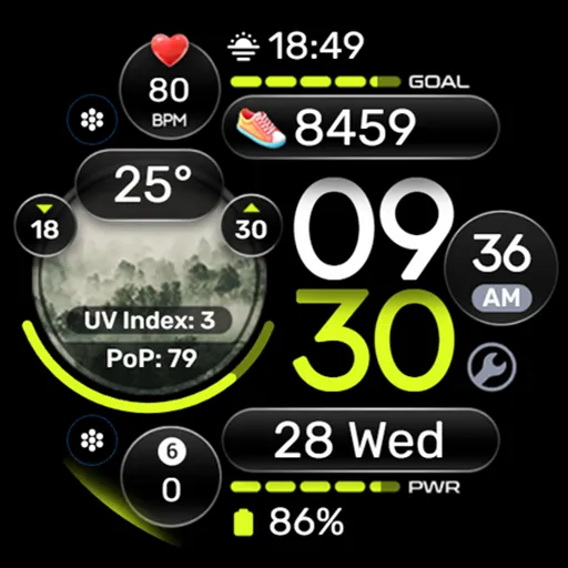 Weather Watch Face - OMG 373 screenshot 29