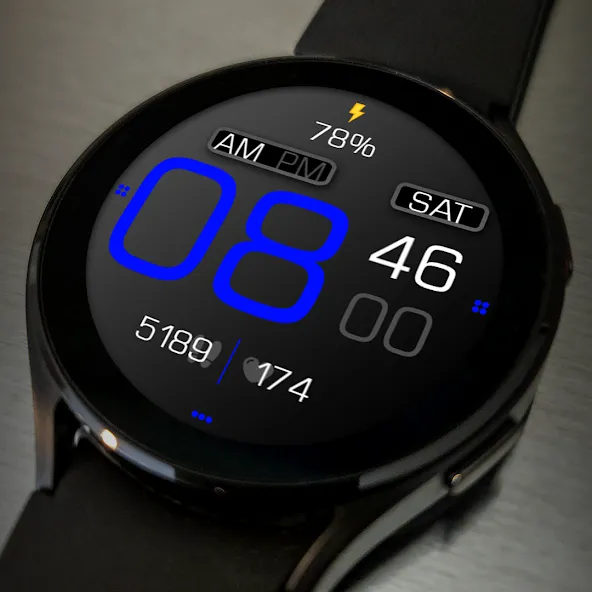 Key064 Digital Watch Face screenshot 3