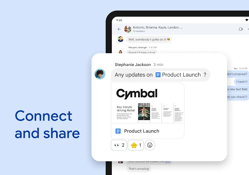 Google Chat screenshot 22