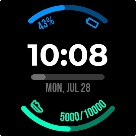 Simple Indicators Watch Face screenshot 10