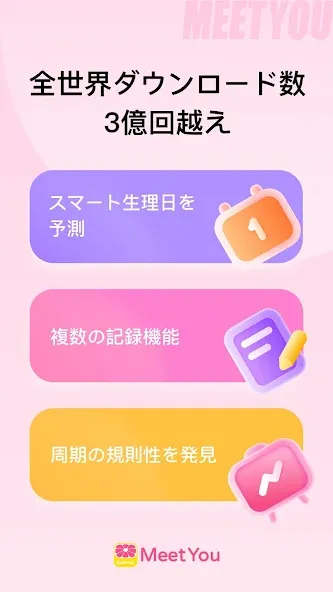 MeetYou - 生理日追跡 screenshot 1